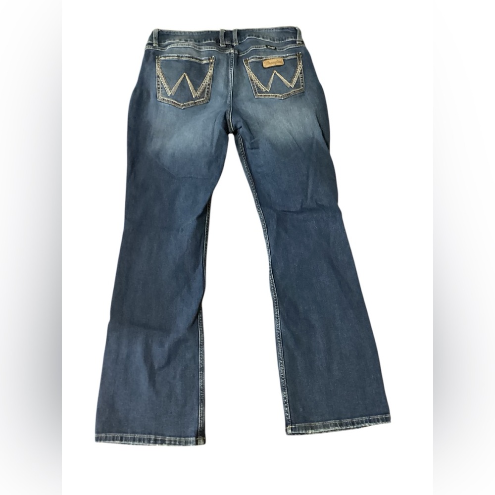 Wrangler Bootcut Womens Jeans Blue Western Denim 09MWZJR Size 15x32